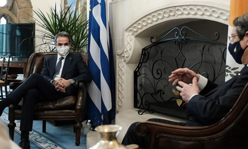 Μητσοτάκης σε Αναστασιάδη: Ελλάδα και Κύπρος να είναι απολύτως συντονισμένες